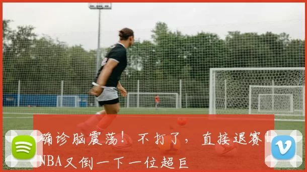 确诊脑震荡！不打了，直接退赛！NBA又倒一下一位超巨